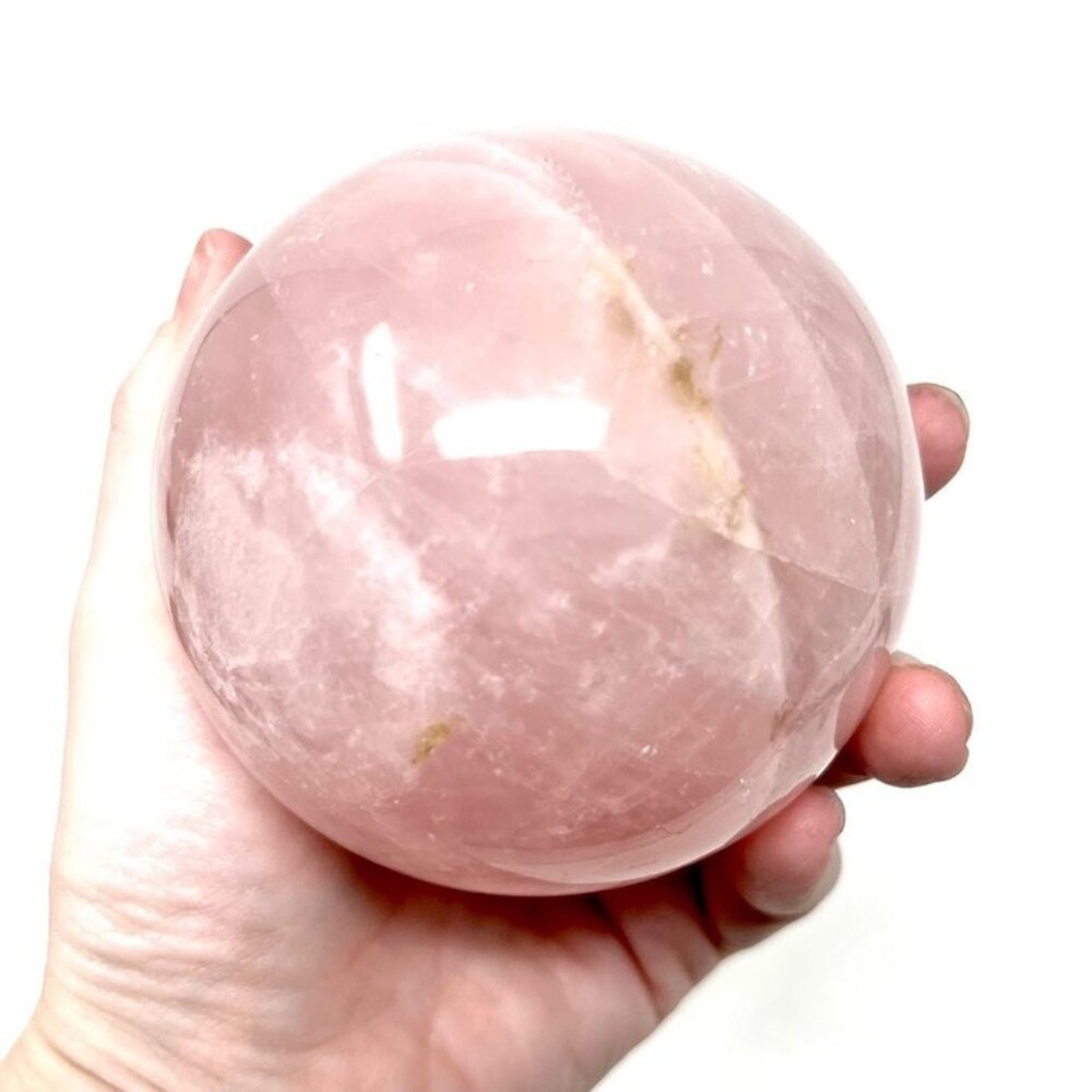 Rose Quartz Large Sphere Crystal Natural Stone